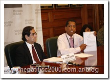 CONFERENCIA DE PRENSA CON EL MINISTRO DE SALUD