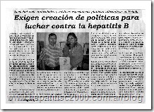 LUCHAN CONTRA LA HEPATITIS EN LORETO - DIARIO LA REGIÓN