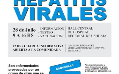 » Prevenir las hepatitis depende de vos» actividades en Ushuaia