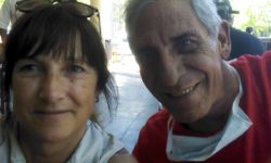 Ma. Eugenia de Feo presidente de Fundación HCV Sin - Fronteras y Daniel Campano