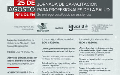 25 de agosto Jornada de capacitación sobre enfermedades del Hígado en Neuquén