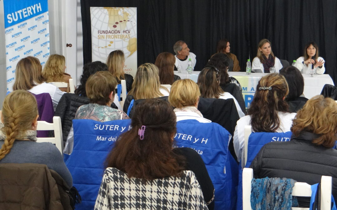 Capacitación regional sobre hepatitis virales en el Suteryh de Pinamar