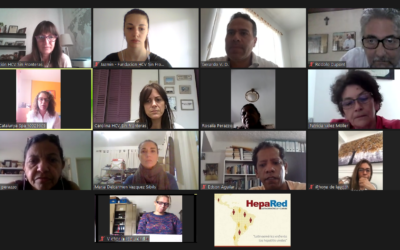 Sesión virtual de HepaRed Latinoamérica y Caribe