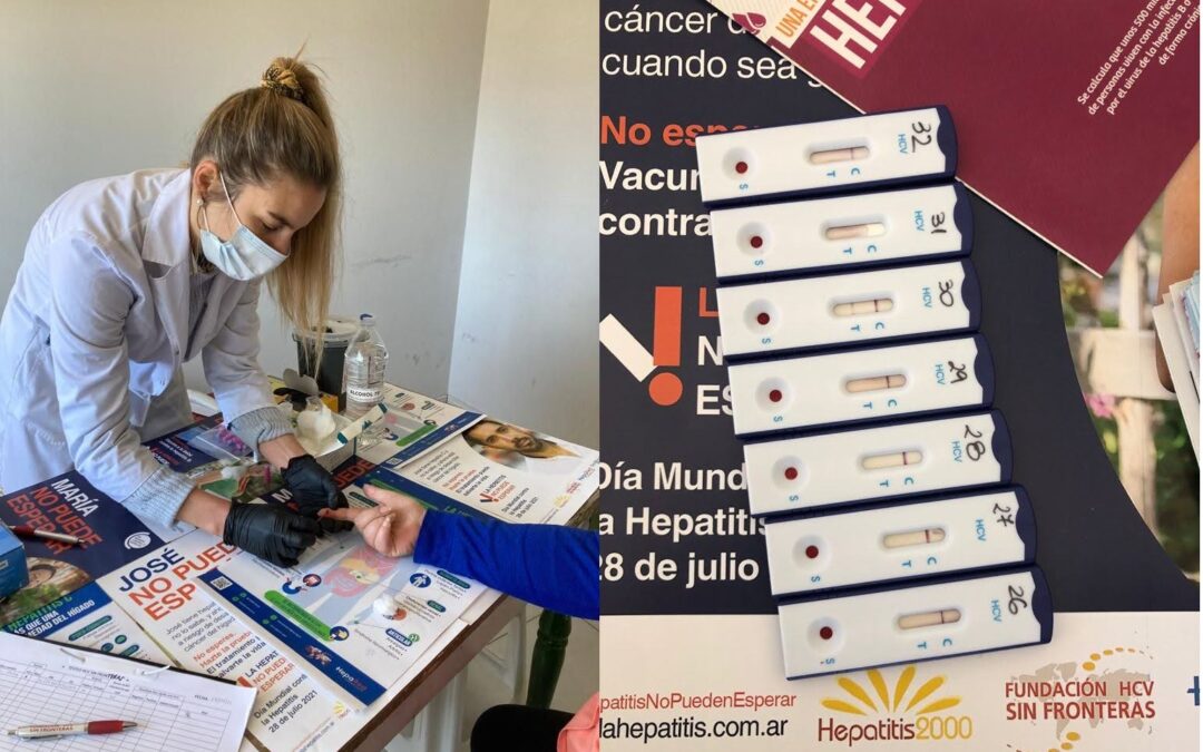 Realizamos 2000 test para hepatitis C en todo el país